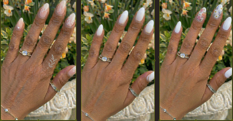 12 White Spring Nail Designs