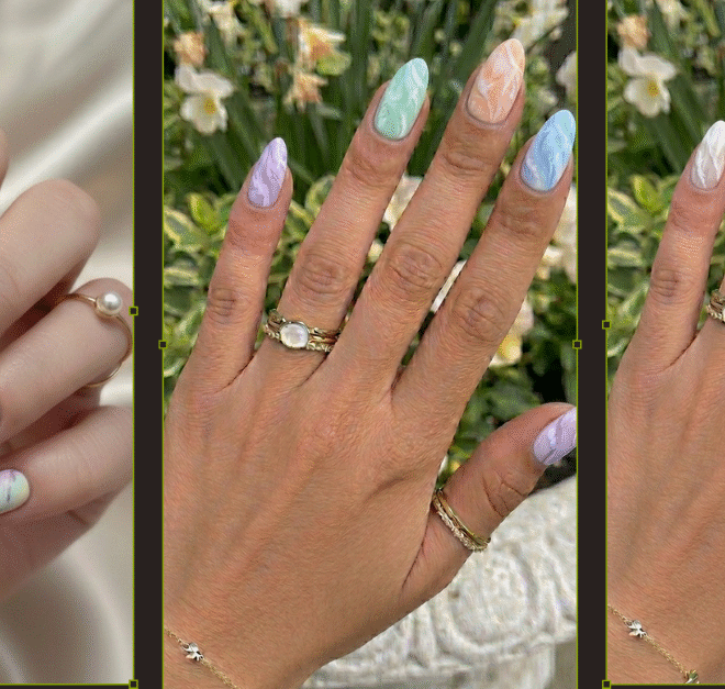 15 Spring Marble Nail Designs