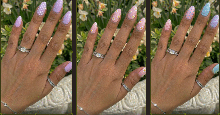 15 Spring Polka Dot Nail Designs