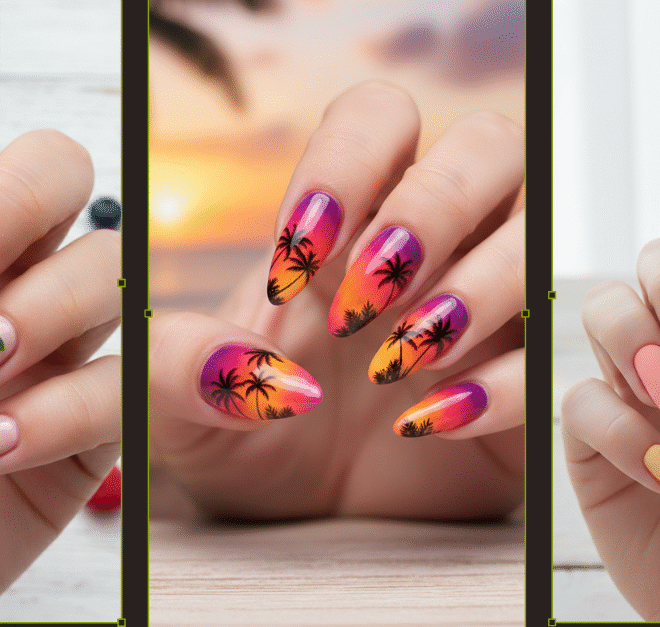 15 Summer Square Nail Designs