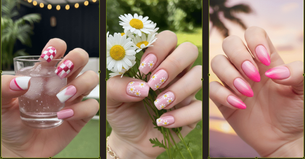 16 Pink Summer Nail Designs