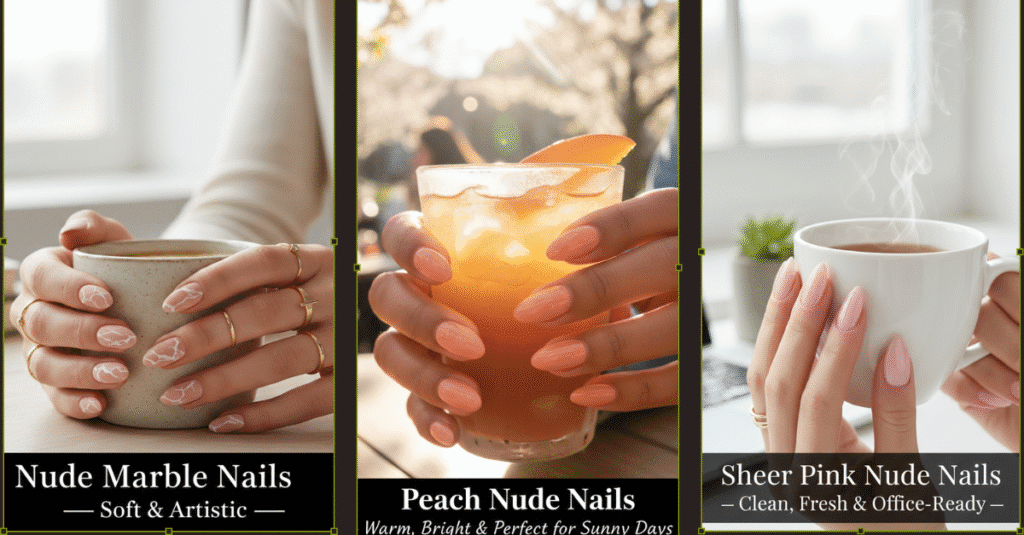 16 Spring Nude Nail Designs