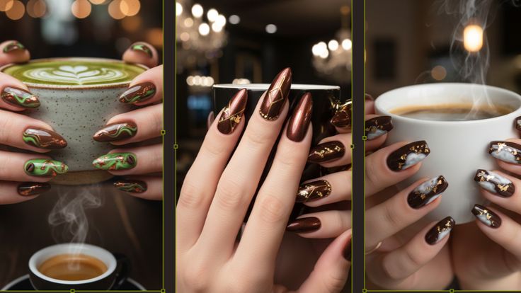 25 Coffee Nail Designs for Every Latte Lover With Great Taste
