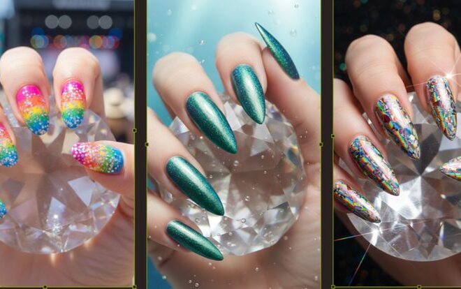 17 Holographic Nail Designs That Look Like Liquid Magic