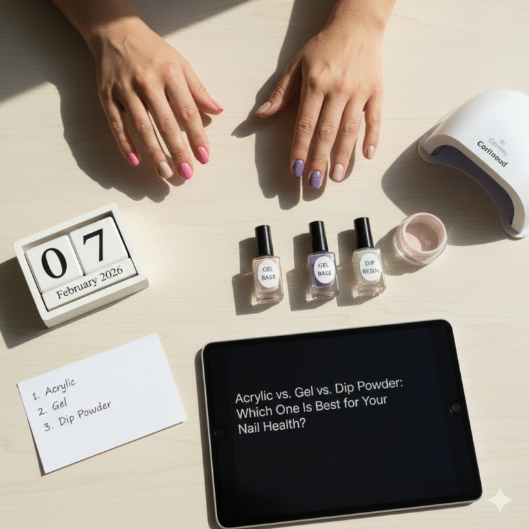 Acrylic vs. Gel vs. Dip Powder: Which One Is Best for Your Nail Health?