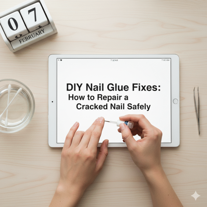 DIY Nail Glue Fixes: How to Repair a Cracked Nail Safely