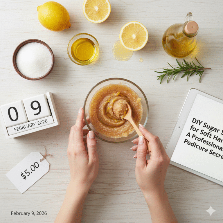 DIY Sugar Scrub for Soft Hands: A Professional Pedicure Secret