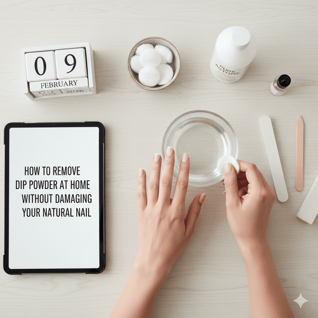How to Remove Dip Powder at Home Without Damaging Your Natural Nail