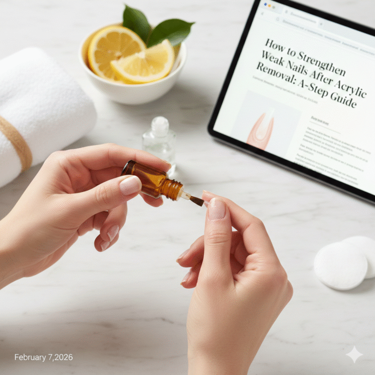 How to Strengthen Weak Nails After Acrylic Removal: A Step-by-Step Guide