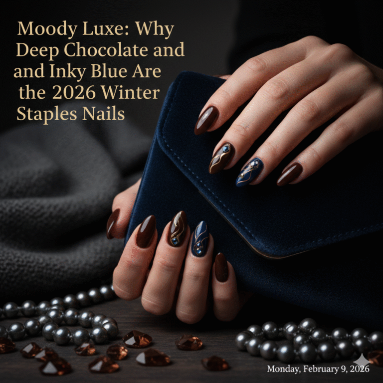 Moody Luxe: Why Deep Chocolate and Inky Blue Are the 2026 Winter Staples