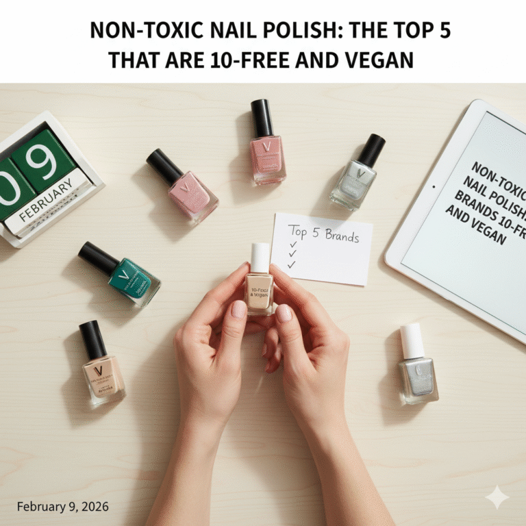 Non-Toxic Nail Polish: The Top 5 Brands That Are 10-Free and Vegan