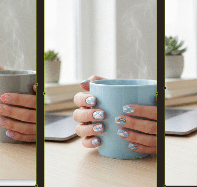 Spring Rainbow Nail Designs: