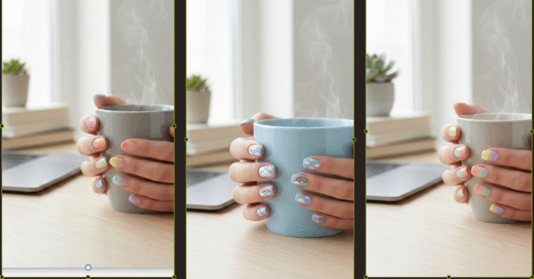 Spring Rainbow Nail Designs: