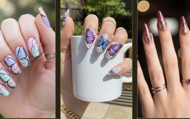 16 Butterfly Nail Designs That Will Make Your Heart Flutter