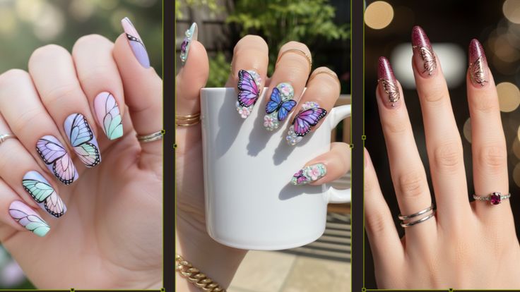 16 Butterfly Nail Designs That Will Make Your Heart Flutter