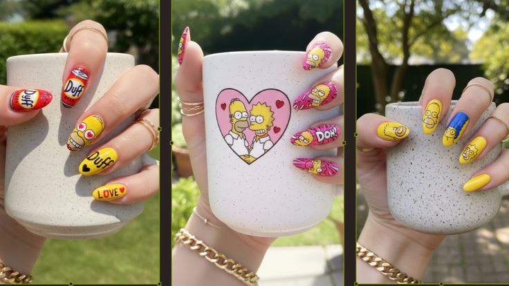 19 Best The Simpsons Nail Designs You Need to Try Right Now