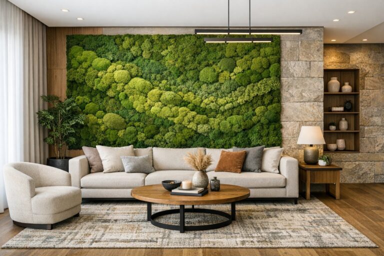 10 Easy DIY Moss Wall Art Designs for Your Living Room